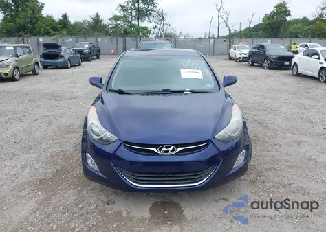 2013 Hyundai Elantra Gls z USA, uszkodzony, nr VIN 5NPDH4AE4DH169930